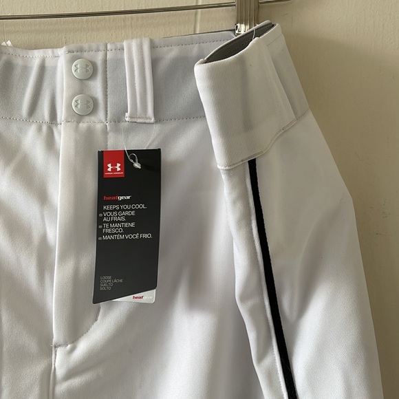 NWT Under Armour Mens White Baseball Pants Sz 3XL - Picture 2 of 9